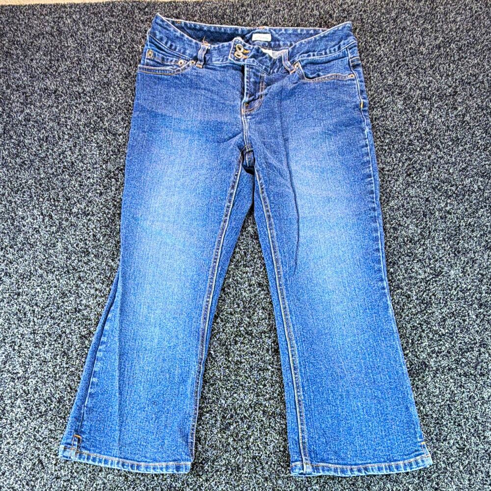 Route 66 Womens Flare Jeans Blue Stretch Denim Made in Russia Size